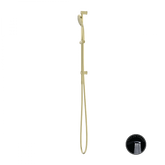 Nero Opal 3 Function Rail Shower w/ Air Shower Brushed Gold